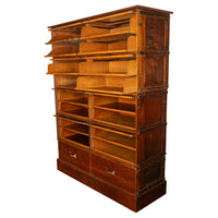 Antique Mercantile Store Shop Display 18 Drawer Pine Haberdashery Cabinet 1900