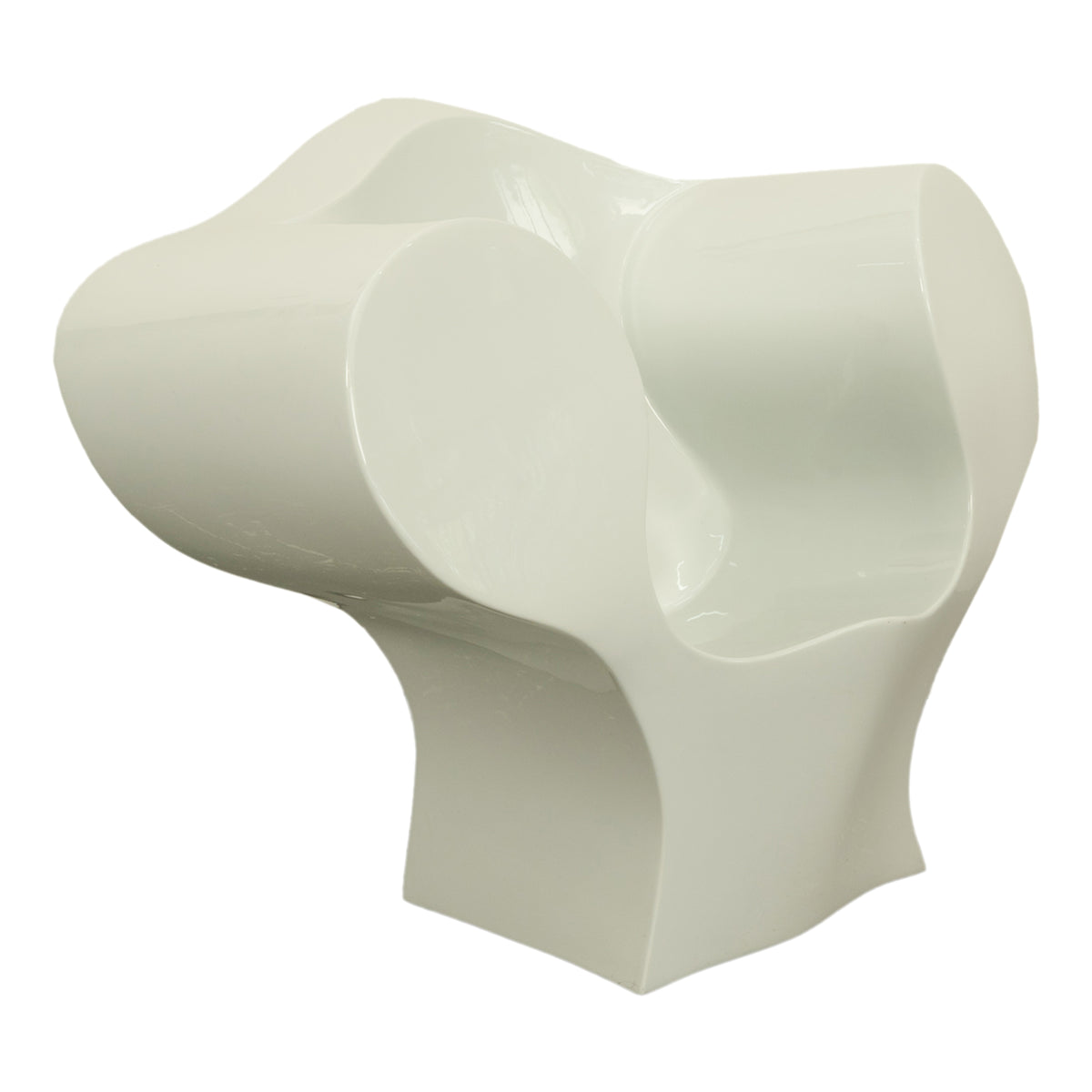 "Big Easy" Ron Arad Design for Moroso Italian Postmodern White Lounge Chair 1990