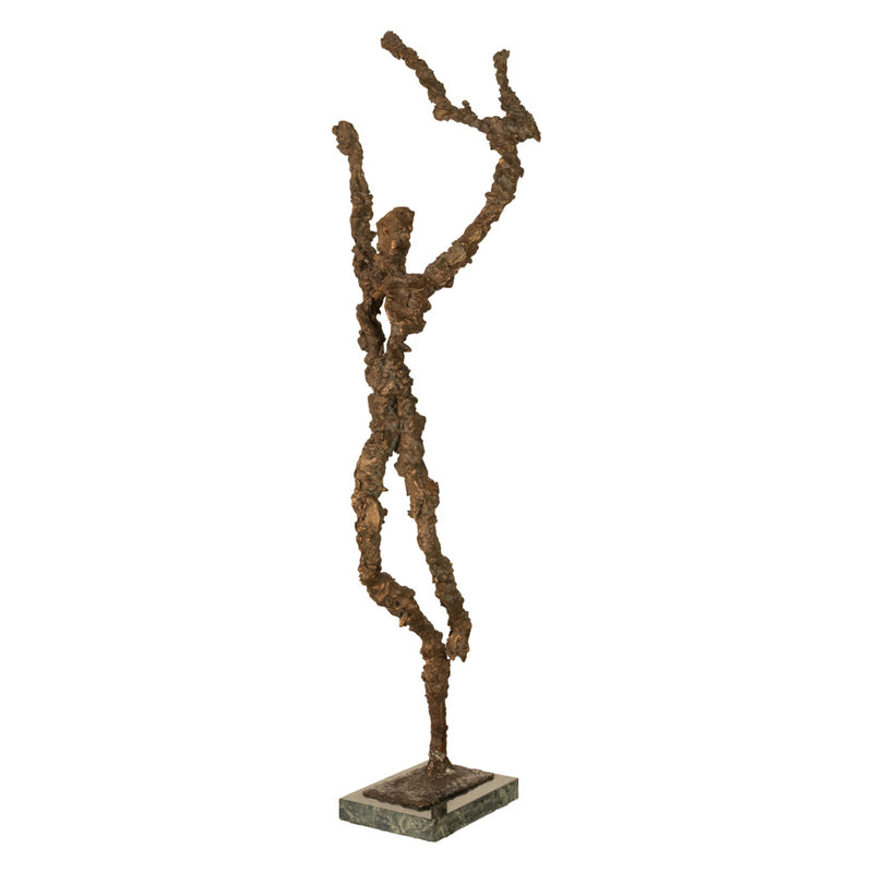 Portland Oregon Northwest Artist Large Abstract Figurative Bronze Sculpture by Frederic F. Littman, 1960