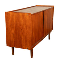 Mid Century Danish Modern 2 Door Teak Credenza Cabinet Jydsk Mobelindustri 1960