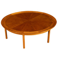 American Mid Century Modern 54" Circular Coffee Table by Tomlinson Sophisticate, 1959