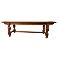 Antique 19th Century Country Farmhouse Refectory Dining Table 1860 Seats 10-12, Circa 1860