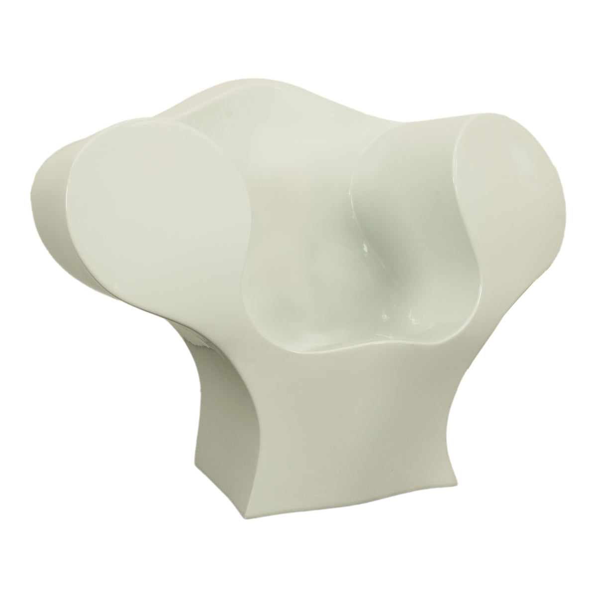 "Big Easy" Ron Arad Design for Moroso Italian Postmodern White Lounge Chair 1990