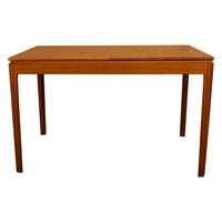 Mid Century Modern Danish Style Teak Extending Dining Table by MacIntosh 1965