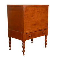 Antique American Federal Sheraton Middle Tennessee Cherry Plantation Sugar Chest 1820