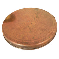 Antique Persian Islamic Arabic Brass Qibla Mecca Zodiac Compass Astrolabe 1880