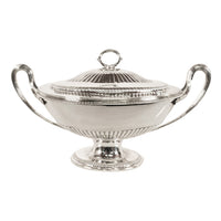 Antique George III Sterling Silver Soup Tureen Cover Benjamin Laver London 1787
