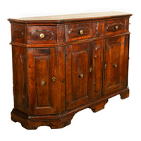 Antique Italian Walnut Baroque Credenza Buffet Side Cabinet Circa 1680 Ex de Young Museum San Francisco