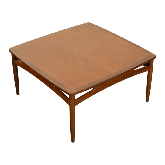 Mid Century Modern Danish Style Square Teak Coffee Table G Plan Kofod Larsen 1960