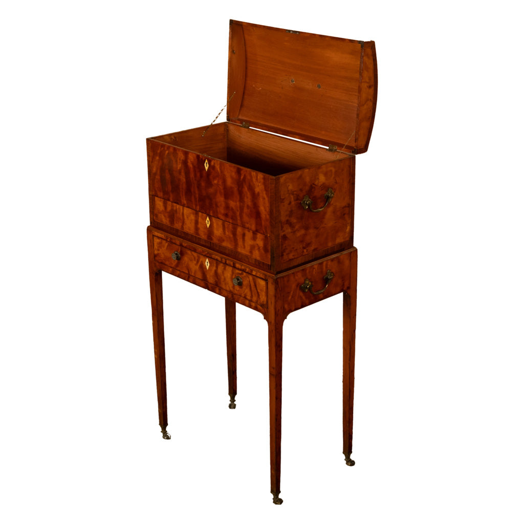 Antique George III Neoclassical Mahogany Chest Stand Cabinet Ince & Mayhew 1790