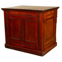 Antique Eastlake Clark's Walnut Mercantile Store Advertising Thread Cabinet 1880