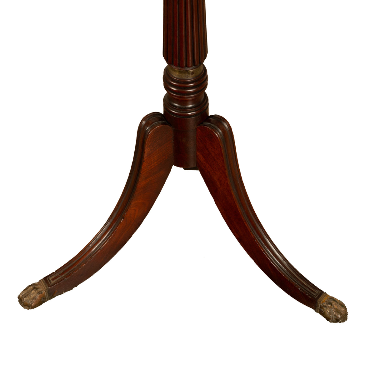 Antique Georgian Brass-Mounted Candle Sconces Mahogany Duet Music Stand 1790