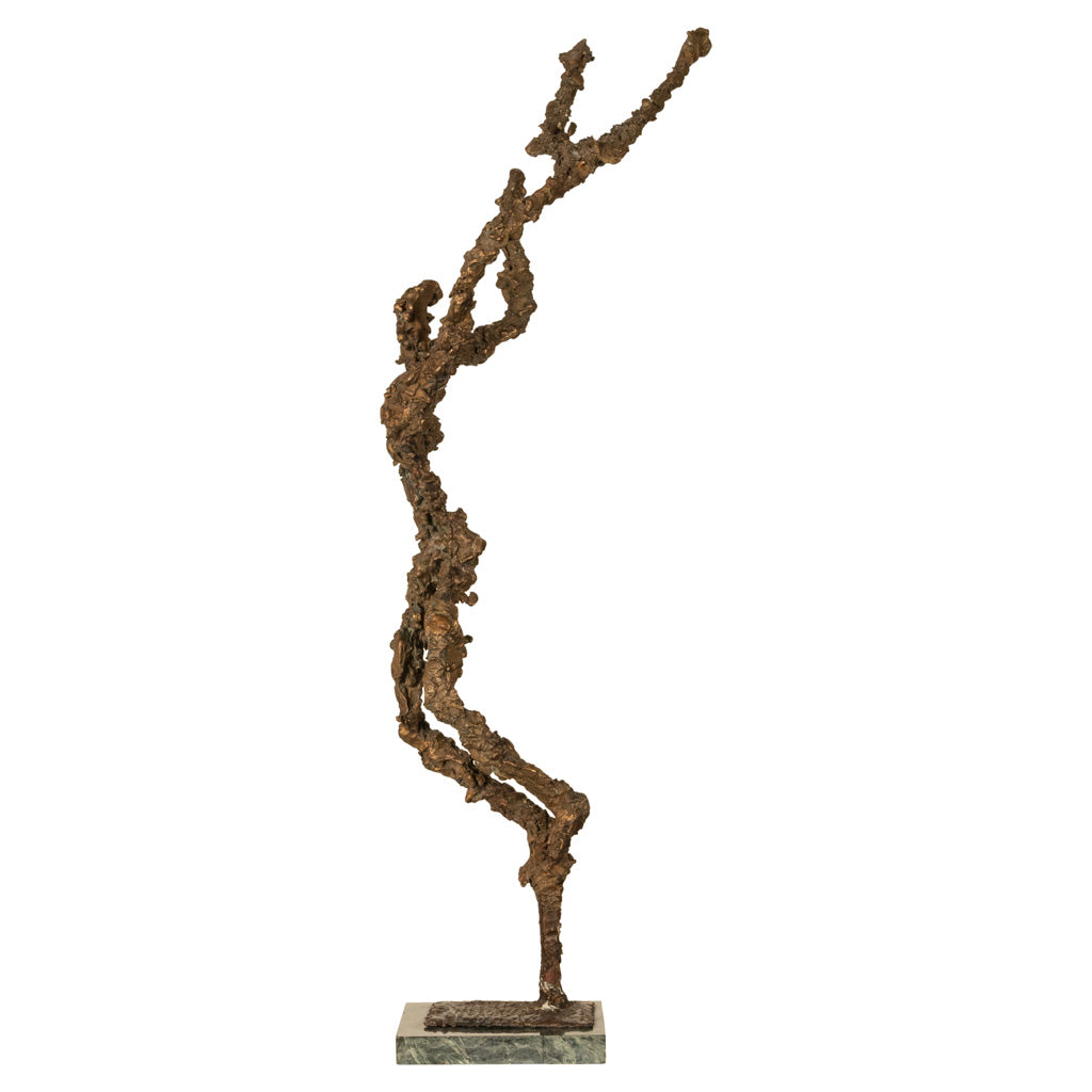 Portland Oregon Northwest Artist Large Abstract Figurative Bronze Sculpture by Frederic F. Littman, 1960