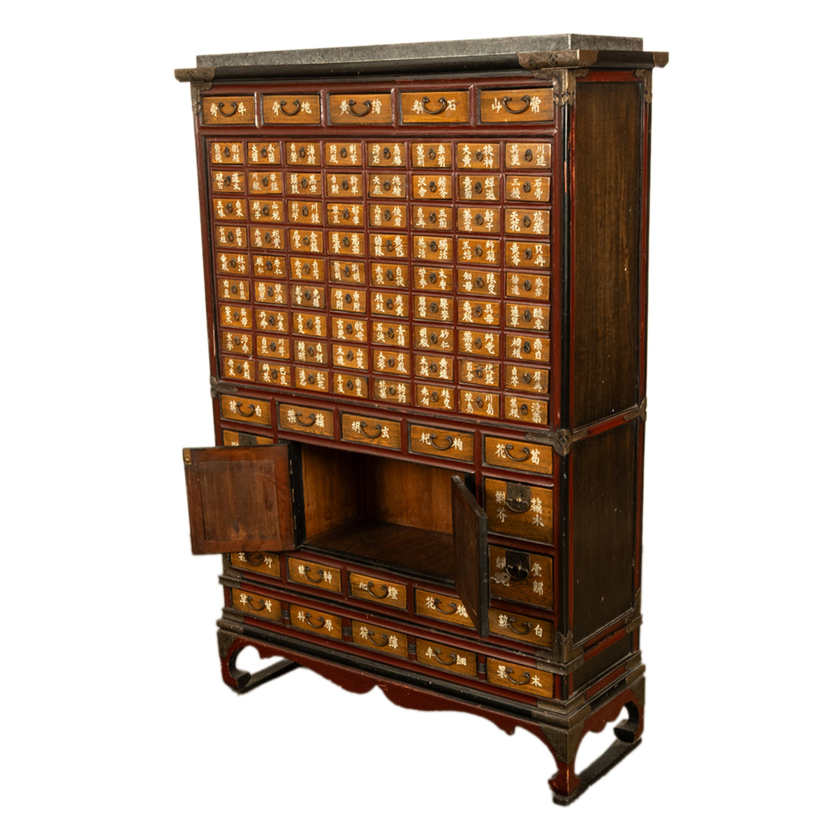 Antique Korean Elm Medicine Apothecary Cabinet Chest 88 Drawers Yakjang 1920