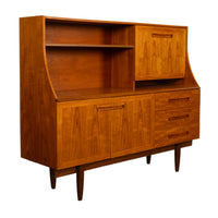 Mid Century Modern Danish Style Teak Credenza Bar Sideboard Buffet G Plan 1960s