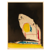 American Abstract Expressionist Color Pochoir "Capriccio" Signed Numbered 80/200 by Robert Motherwell,  1961