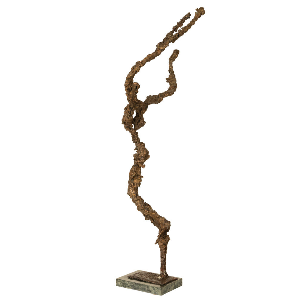 Portland Oregon Northwest Artist Large Abstract Figurative Bronze Sculpture by Frederic F. Littman, 1960