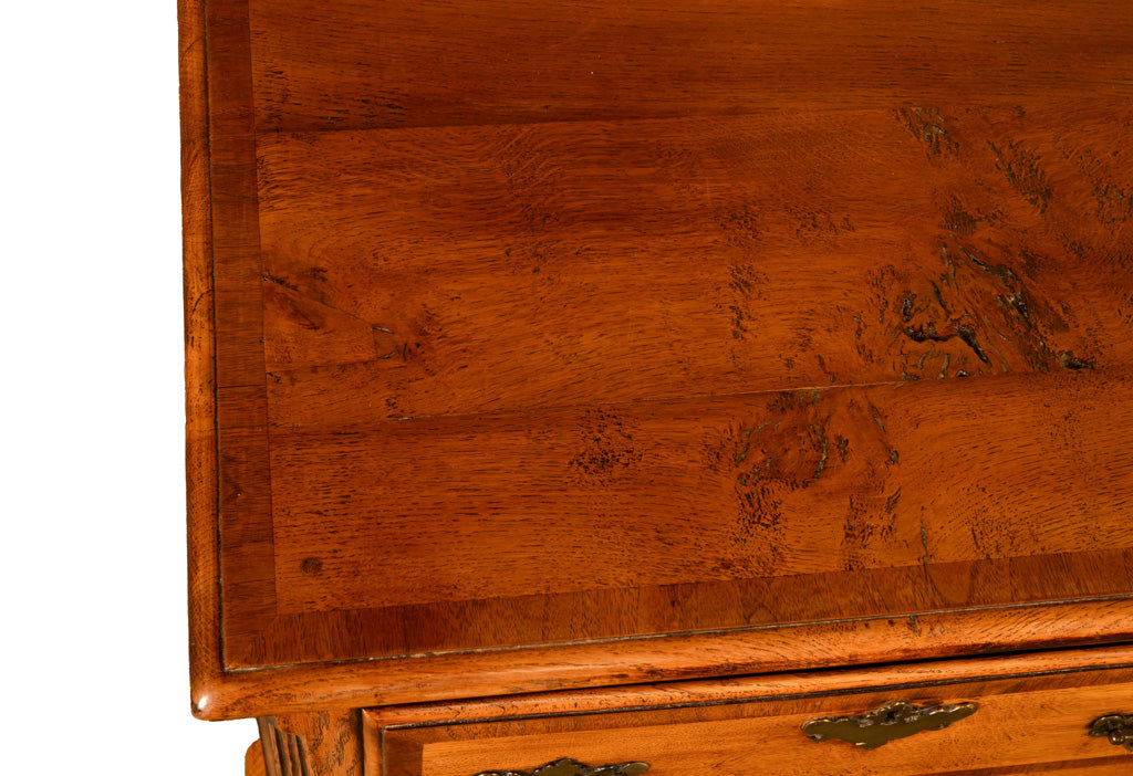 Antique 18th Century Georgian Oak & Crossbanded Mahogany Welsh Dresser Base 1780