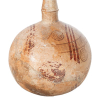 Ancient Greek Cypriot Pottery Bichrome Aryballos Oinochoe Bullseye Flask 750 BC