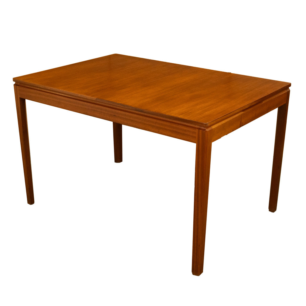 Mid Century Modern Danish Style Teak Extending Dining Table by MacIntosh 1965