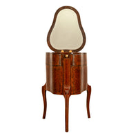 Antique French LouisXV Mechanical Tulipwood Dressing Table de Toilette Desk 1800