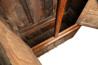 Antique 18th Century Welsh Oak Press Livery Housekeepers Cupboard Cabinet 1750
