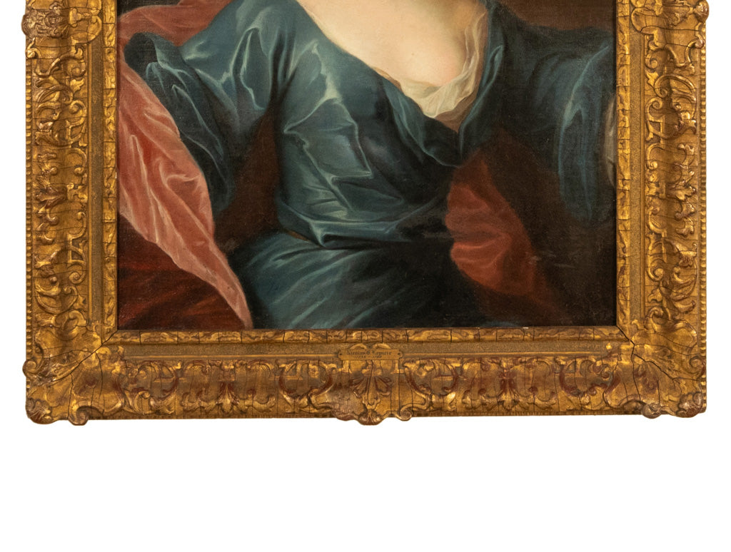 Antique 18thC Royal French Oil Painting Portrait Elizabeth Madame Palatine 1780 by Nicolas Bernard Lépicié, 1780