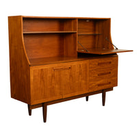 Mid Century Modern Danish Style Teak Credenza Bar Sideboard Buffet G Plan 1960s