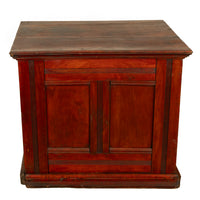Antique Eastlake Clark's Walnut Mercantile Store Advertising Thread Cabinet 1880