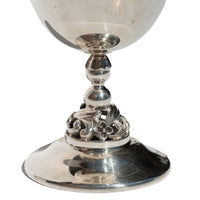 Set of Six Mid Century Modern Alphonse La Paglia Sterling Silver Wine Goblets