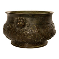 Antique 18th Century Cast Bronze Chinese Qing Dynasty Censer Xuande Mark, Circa 1780