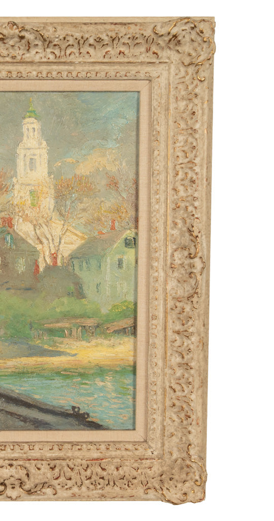 American Impressionist Oil Painting Provincetown Cape Cod Massachusetts by Gerrit Beneker, 1915