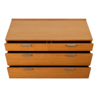 Mid Century Modern Birch Fineline Vanity Dresser Chest Set John Sylvia Reid 1961