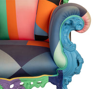 Italian Postmodern Proust Geometrica Armchair Alessandro Mendini by Cappellini