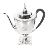 Antique American Art Deco Sterling Silver Tea Coffee Service Richard Dimes 1925