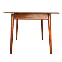 Mid Century Modern Danish Style Solid Teak Afromosia 8 Seat Dining Table 1960