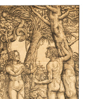 16thCentury German Northern Renaissance Woodcut Print Adam & Eve Baron Von Lanna by Hans Burgkmair the Elder, 1525