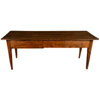 Antique Early 19th Century French Provincial Farmhouse Fruitwood Serving Kitchen Table 1820