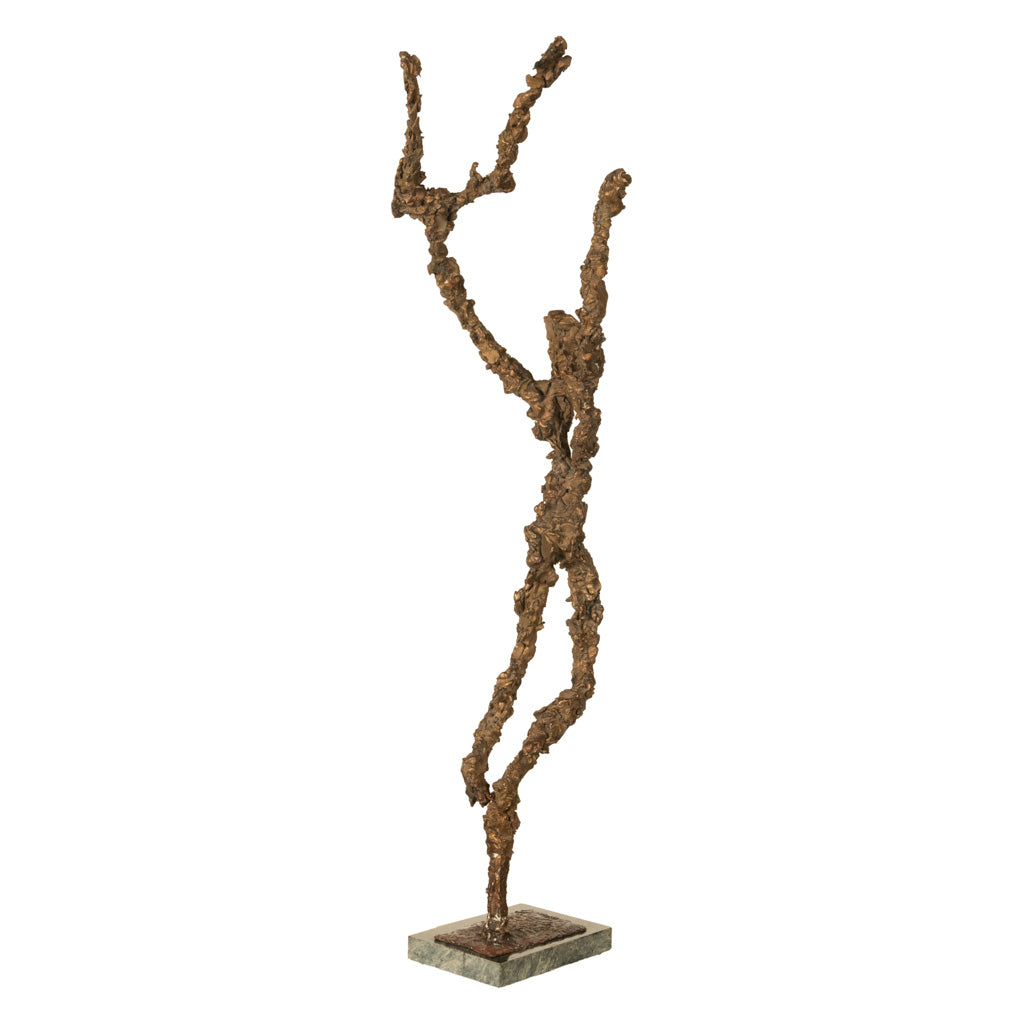 Portland Oregon Northwest Artist Large Abstract Figurative Bronze Sculpture by Frederic F. Littman, 1960