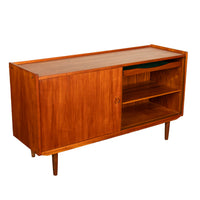 Mid Century Danish Modern 2 Door Teak Credenza Cabinet Jydsk Mobelindustri 1960