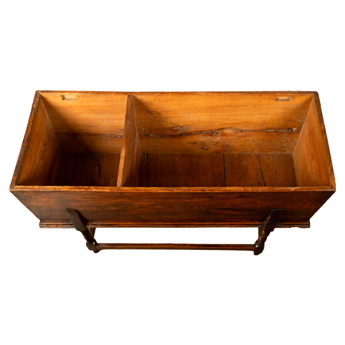 Antique Georgian Country 18th Century Elm Dough Bin Baker's Table Chest 1780