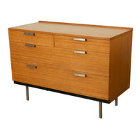 Mid Century Modern Birch Fineline Vanity Dresser Chest Set John Sylvia Reid 1961