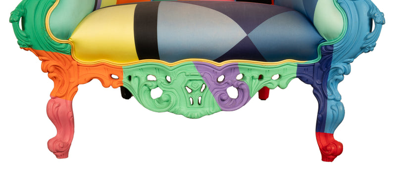 Italian Postmodern Proust Geometrica Armchair Alessandro Mendini by Cappellini