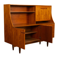 Mid Century Modern Danish Style Teak Credenza Bar Sideboard Buffet G Plan 1960s
