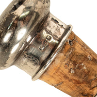 Antique Art Nouveau Royal Doulton Lambeth Whiskey Jug Silver Mounts London 1903