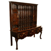 Antique All Period Georgian Queen Anne Carved Oak Welsh Dresser Plate Rack 1750