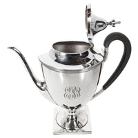 Antique American Art Deco Sterling Silver Tea Coffee Service Richard Dimes 1925