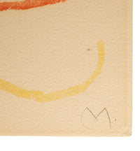 Original Signed & Numbered Surrealist Color Lithograph Obra Inèdita Recent VIII by Joan Miró, 1964