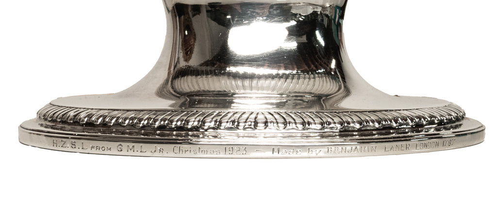 Antique George III Sterling Silver Soup Tureen Cover Benjamin Laver London 1787
