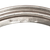 Antique American Sterling Silver Wine Bottle Decanter Coaster Cuff New York 1915